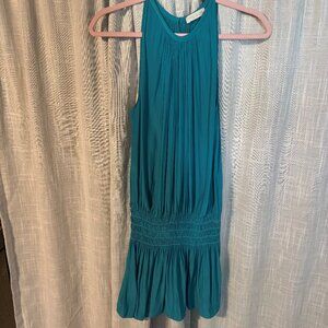 Ramy Brook Paris Dress in beautiful turquoise blue